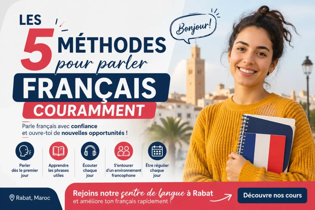 5 méthodes pour parler français couramment